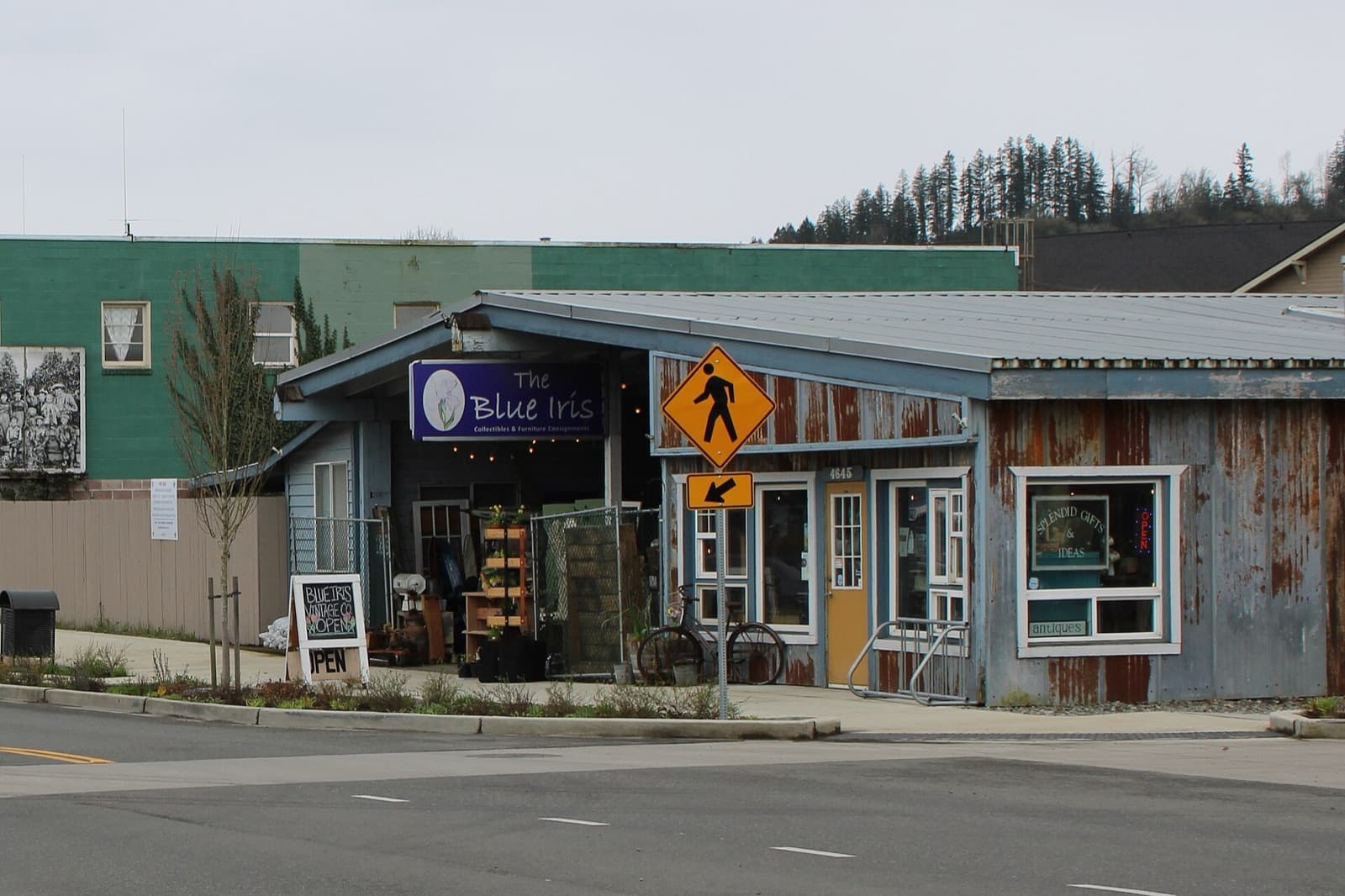 Shops on Tolt Avenue in downtown Carnation