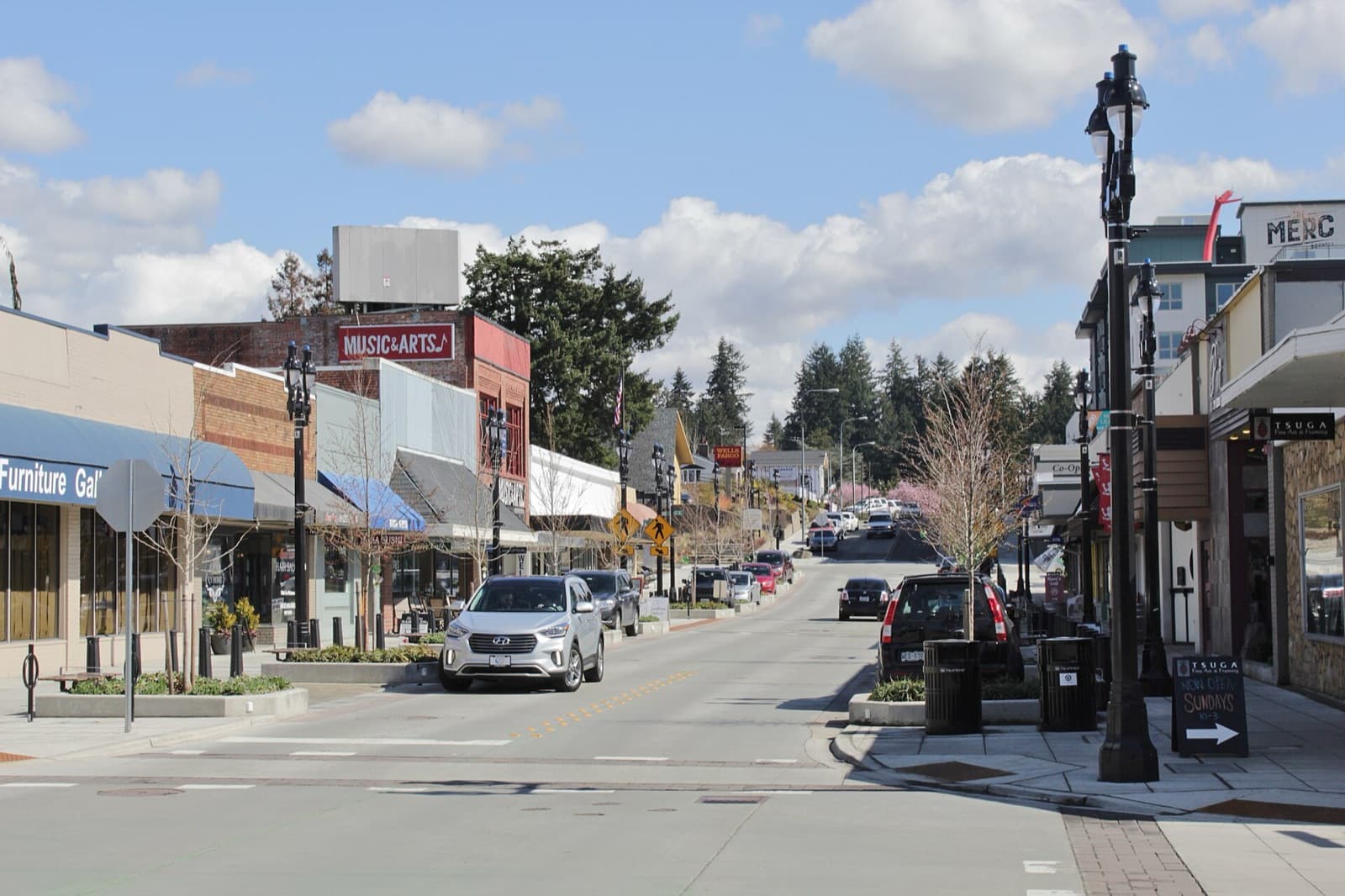 Main Street in downtown Bothell